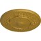 Ekena Millwork Flower Ceiling Medallion (Fits Canopies up to 3 7/8"), Hand-Painted Pharaohs Gold, 27"OD x 1 1/8"P CM27FLPGS - alternate 4
